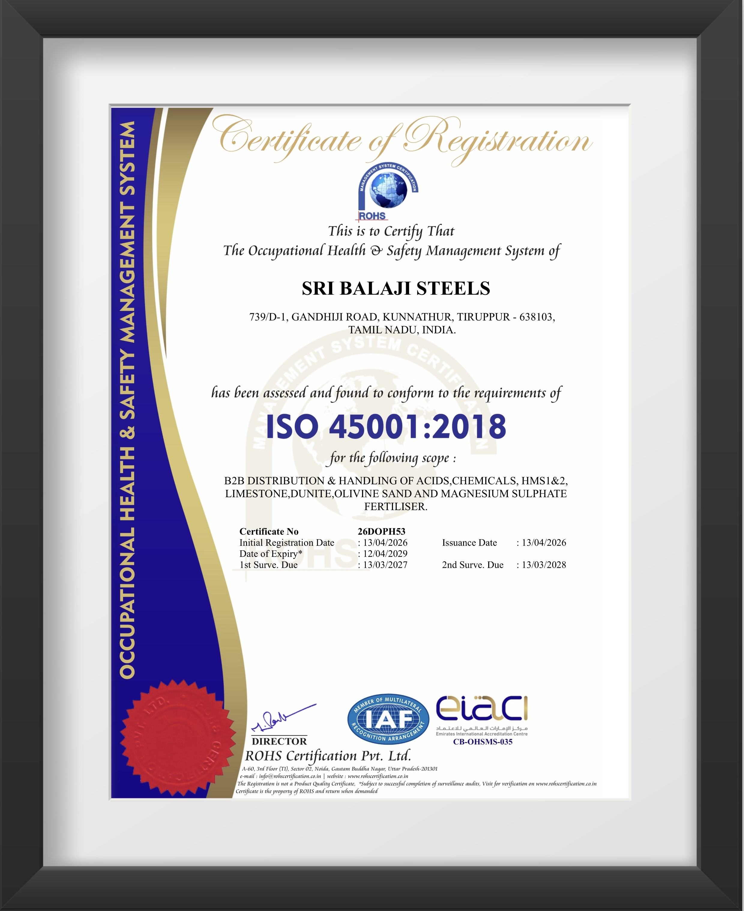 ISO 45001:2018